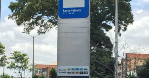 PARADERO SITP BARRIO SANTA HELENITA  176A05